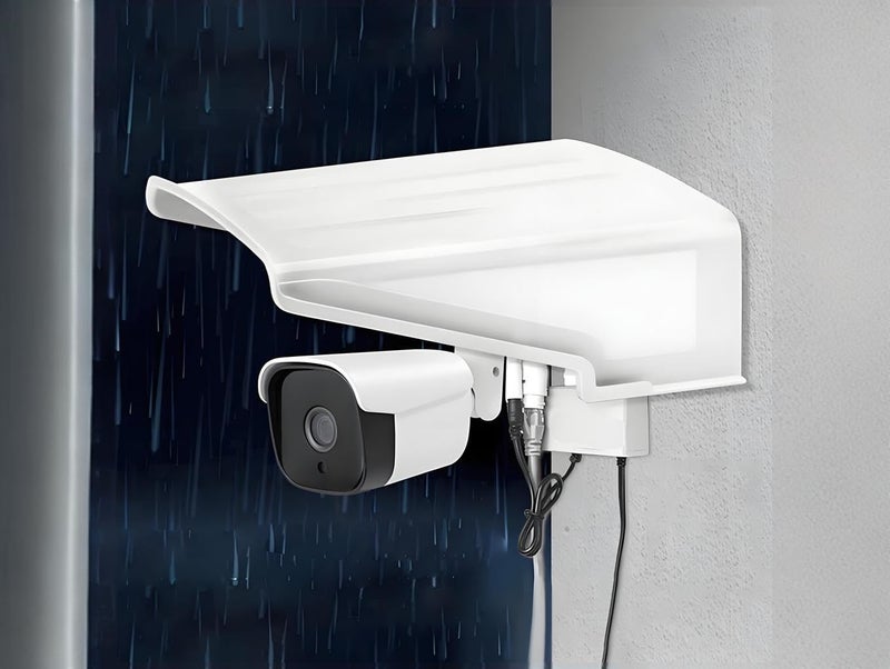 Coolotic Universal Sunshade Rainshade Camera Cover Shield, Security Camera Protective Roof for CCTV Surveillance Camera Hikvision/Nest/Ring/Arlo/Dome/Bullet (Square Camera Sun Rain Cover(1PCS)) - Image 5
